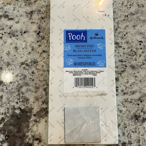 Winnie The Pooh Magnetic Memo Pad - 80 pages - Picture 2 of 2